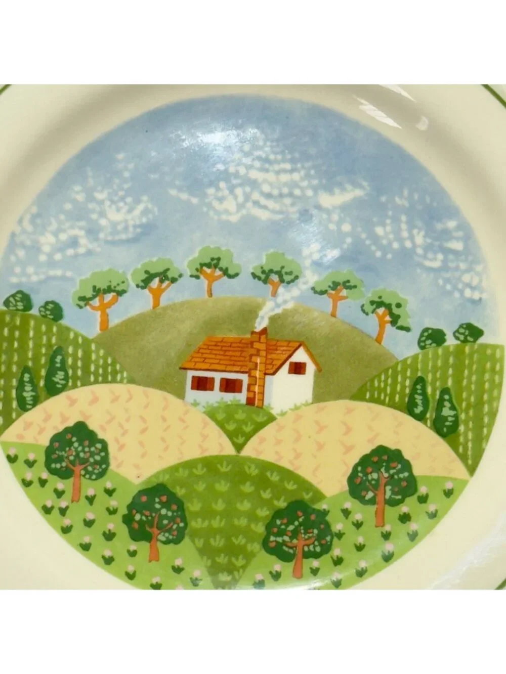 Sangostone Country Cottage Dinner Plates 10.5